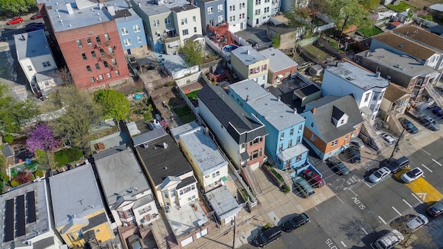 aerial view featuring a residential view