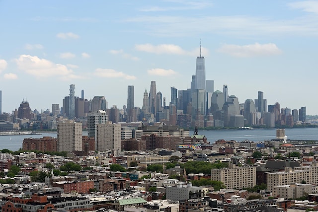 city view featuring a water view