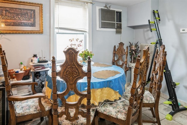 dining room featuring tile patterned floors