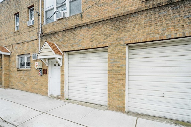 garage featuring cooling unit