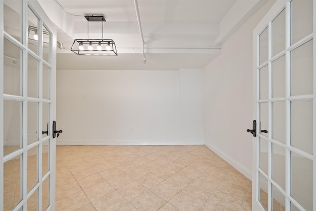 300 Communipaw Ave Unit 11, Jersey City, NJ 07304 - spacious closet featuring french doors and tile patterned flooring