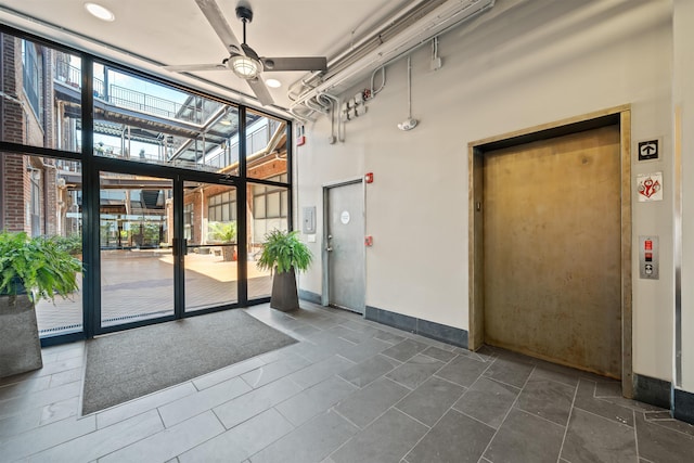300 Communipaw Ave Unit 11, Jersey City, NJ 07304 - building lobby featuring expansive windows and a towering ceiling