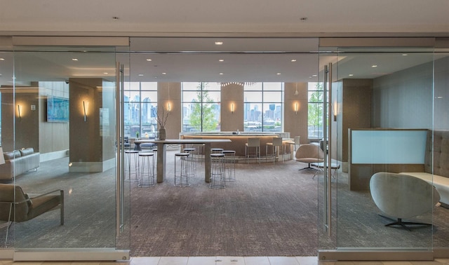 9 Avenue At Port Imperial Unit Ph8, West New York, NJ 07093 - building lobby featuring recessed lighting