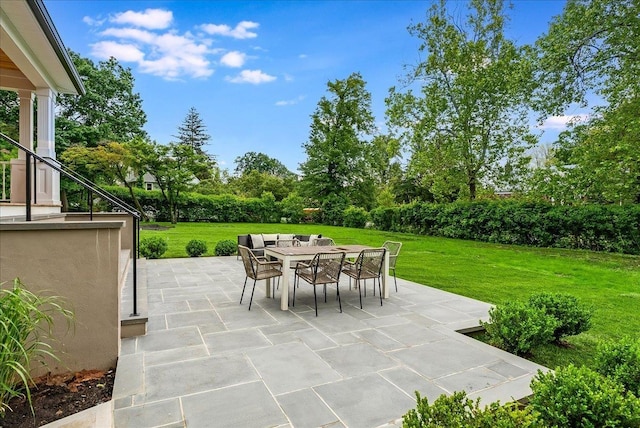 180 Union St, Montclair, NJ 07042 - view of patio / terrace featuring outdoor dining space