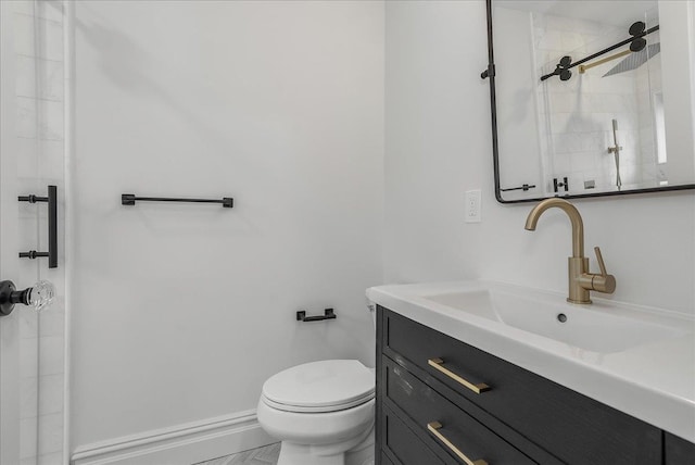 180 Union St, Montclair, NJ 07042 - full bathroom with vanity and a tile shower
