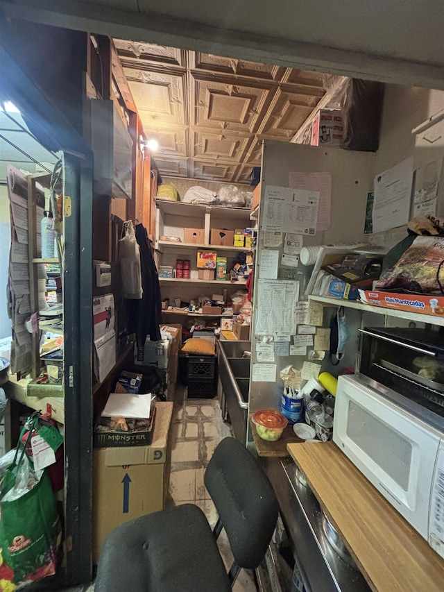 view of storage room