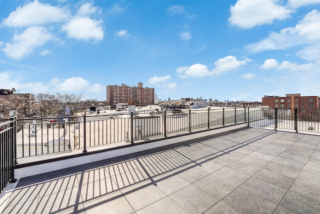 810 6th St Unit 2, Union City, NJ 07087 - view of patio with a city view