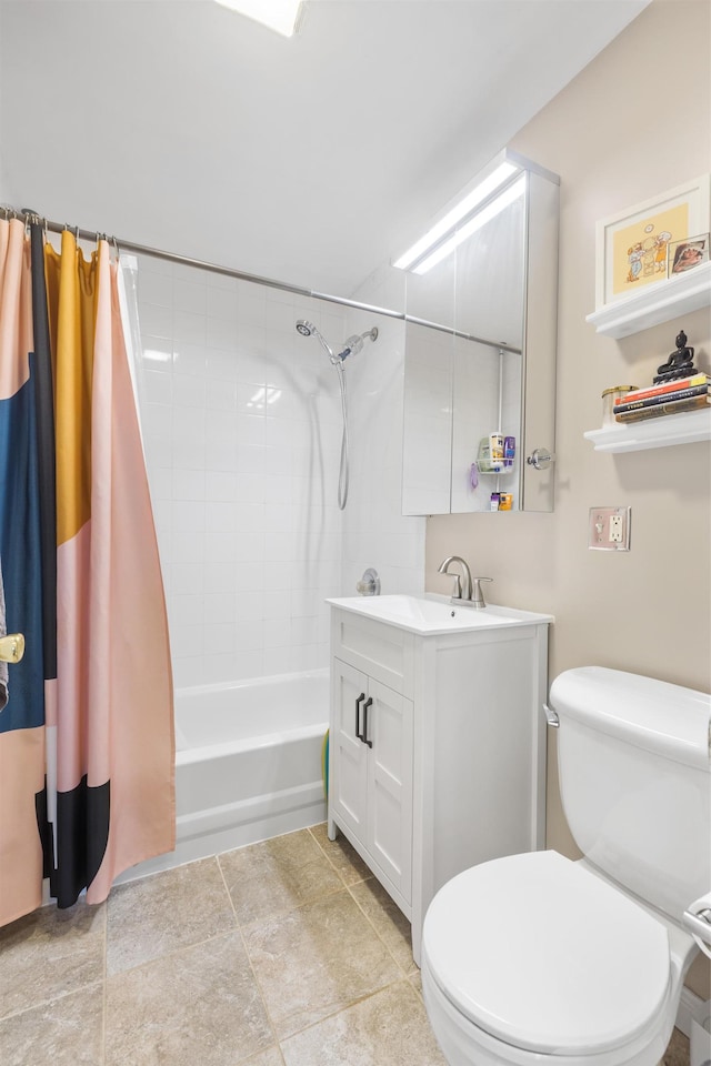 314 Palisade Ave Unit 3, Jersey City, NJ 07307 - full bathroom featuring toilet, vanity, and shower / bath combination with curtain