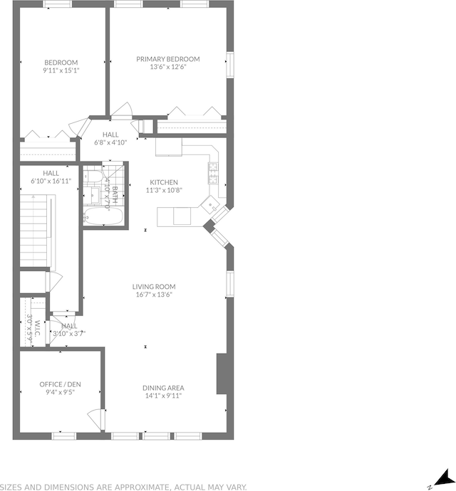 314 Palisade Ave Unit 3, Jersey City, NJ 07307 - floor plan / room layout