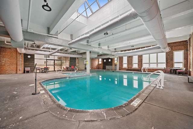 75 Liberty Ave Unit E13, Jersey City, NJ 07306 - view of indoor community pool