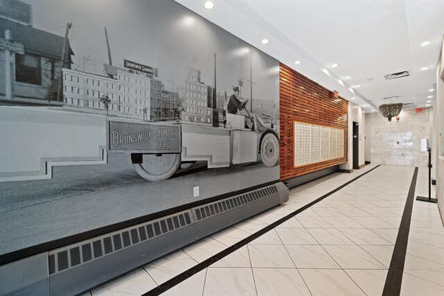 75 Liberty Ave Unit E13, Jersey City, NJ 07306 - building lobby with recessed lighting