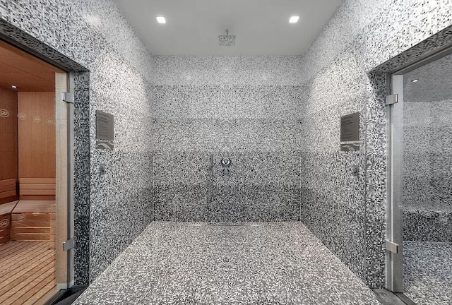 99 Hudson St Unit 2912, Jersey City, NJ 07302 - bathroom featuring recessed lighting