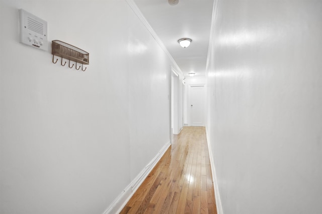 315 56th St Unit C1, West New York, NJ 07093 - hall with light wood-style floors and crown molding