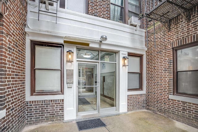 315 56th St Unit C1, West New York, NJ 07093 - entrance to property with brick siding