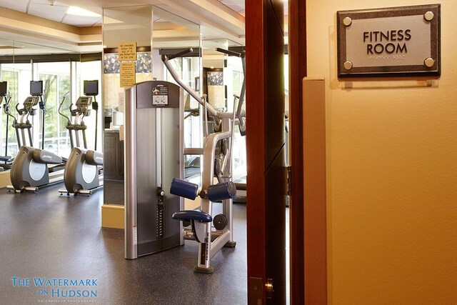 8100 River Rd Unit 0107, North Bergen, NJ 07047 - view of workout area