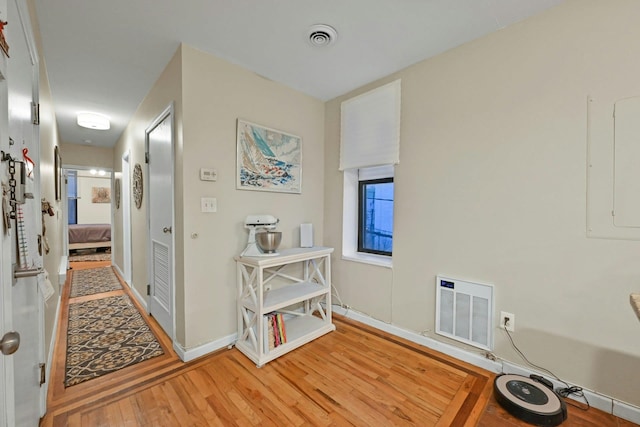 interior space featuring hardwood / wood-style floors