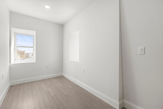 133 Clifton Pl Unit 2, Jersey City, NJ 07304 - unfurnished room with wood finished floors and recessed lighting