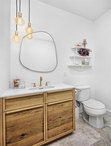 414 1st St Unit 1, Jersey City, NJ 07302 - bathroom with vanity and toilet