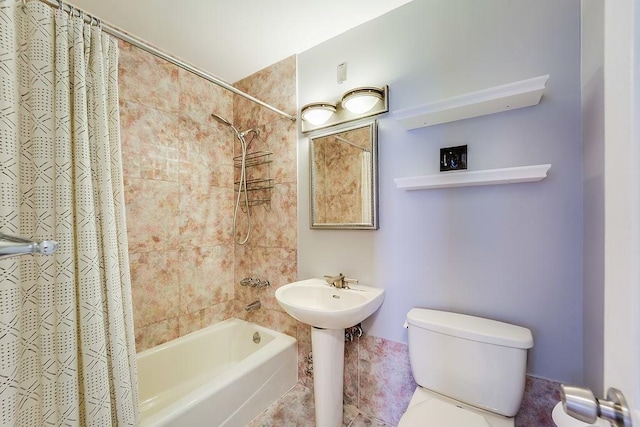 100 Manhattan Ave Unit 2010, Union City, NJ 07087 - bathroom featuring shower / bath combo and toilet