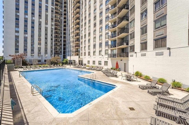 100 Manhattan Ave Unit 2010, Union City, NJ 07087 - community pool featuring a patio