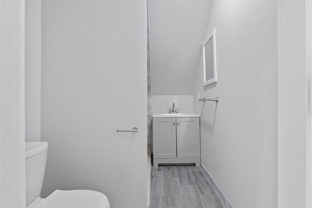 95 Claremont Ave, Jersey City, NJ 07304 - half bath with vanity and wood finished floors