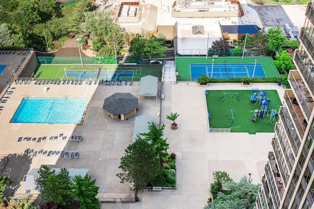200 Winston Dr Unit 2502, Cliffside Park, NJ 07010 - drone / aerial view