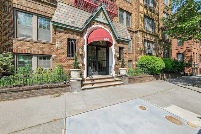 340 Fairmount Ave Apt 209, Jersey City, NJ 07306 - entrance to property featuring brick siding