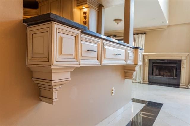 750 Mainsail Ln, Secaucus, NJ 07094 - interior details featuring a fireplace