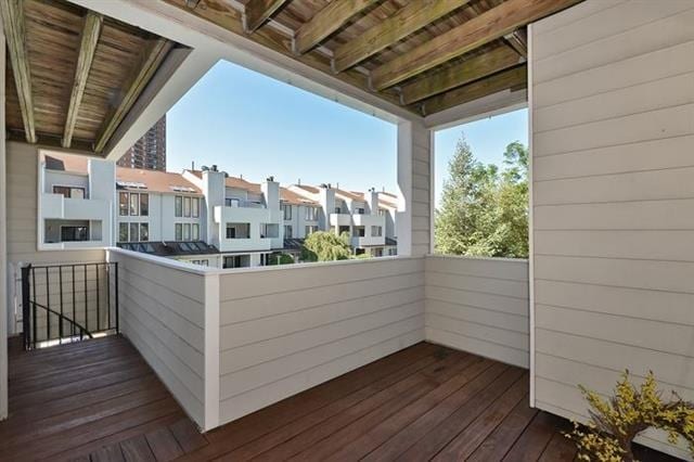 750 Mainsail Ln, Secaucus, NJ 07094 - deck with a residential view