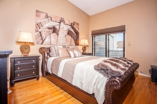 750 Mainsail Ln, Secaucus, NJ 07094 - bedroom with hardwood / wood-style flooring and baseboards