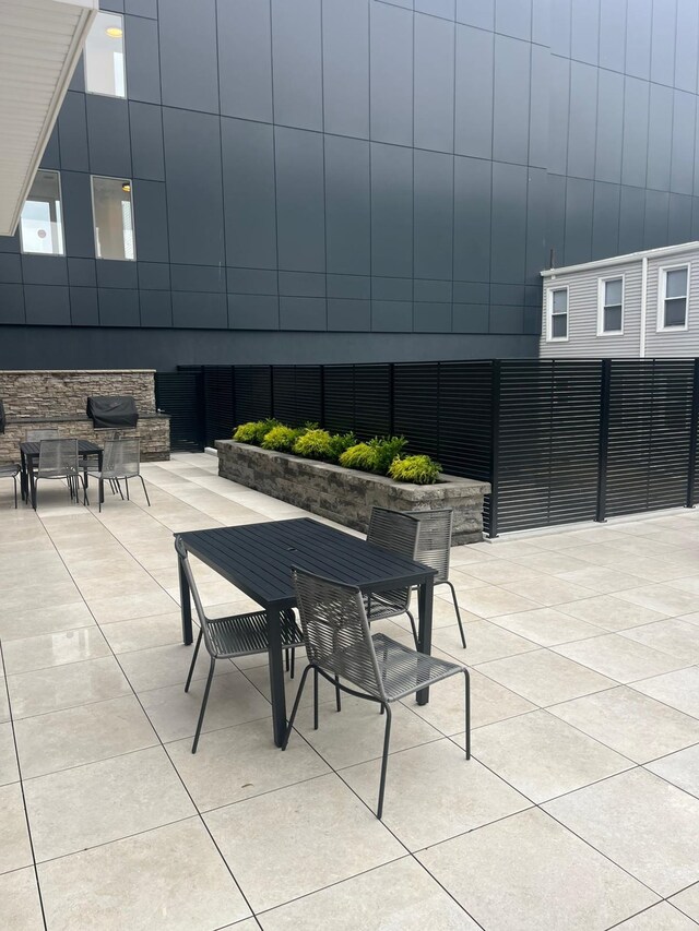 425 3rd St Unit 219, Jersey City, NJ 07302 - view of patio / terrace with outdoor dining space