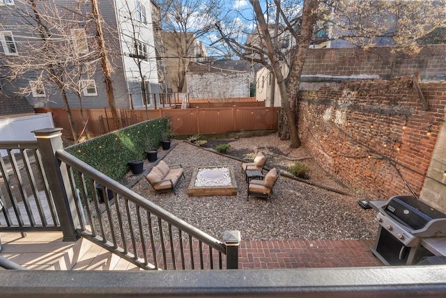 607 1st St Unit 1, Hoboken, NJ 07030 - view of yard featuring fence