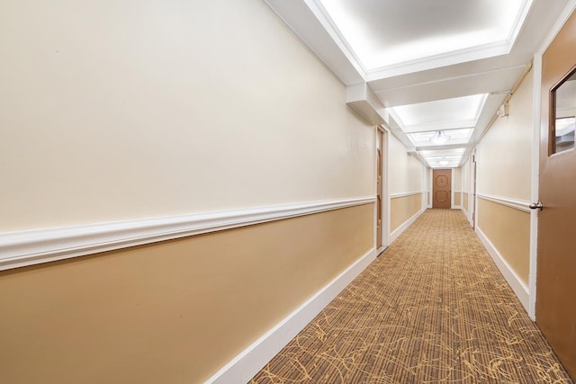 10 Huron Ave Unit 17F, Jersey City, NJ 07306 - corridor featuring carpet flooring and baseboards
