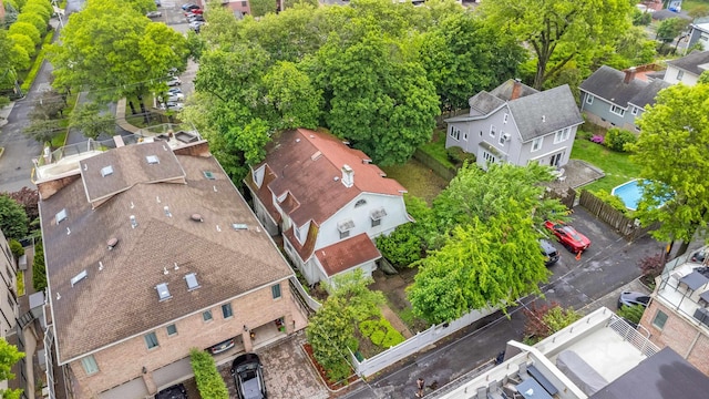 1208 River Rd, Edgewater, NJ 07020 - drone / aerial view with a residential view