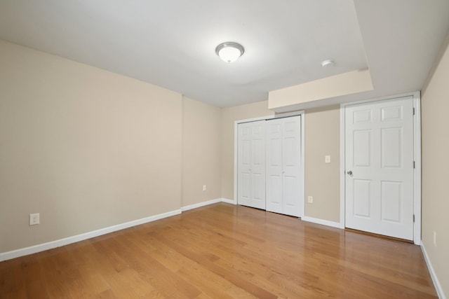 1160 Summit Ave Unit 2, Jersey City, NJ 07307 - unfurnished bedroom featuring light wood-type flooring and a closet