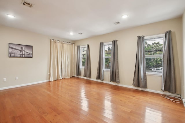 1160 Summit Ave Unit 2, Jersey City, NJ 07307 - spare room featuring light wood finished floors, healthy amount of natural light, and recessed lighting