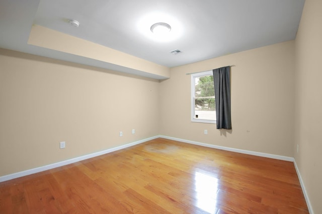 1160 Summit Ave Unit 2, Jersey City, NJ 07307 - empty room with light wood-style floors and a smoke detector