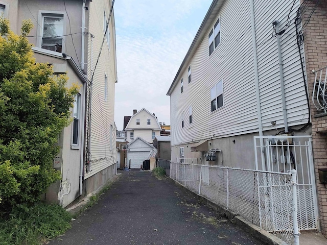 137 76th St, North Bergen, NJ 07047 - view of asphalt alley