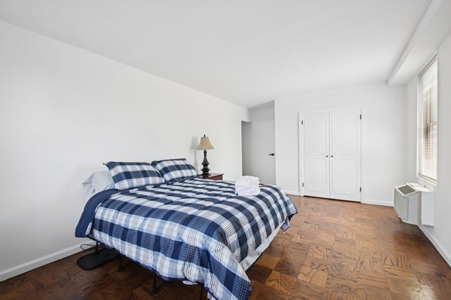 10 Huron Ave Unit 11D, Jersey City, NJ 07306 - bedroom with baseboards and a closet