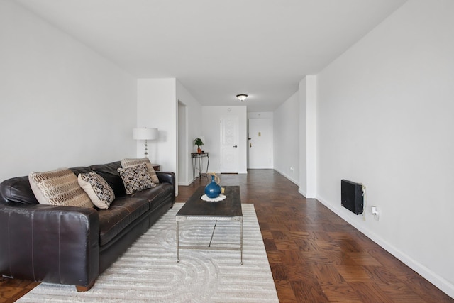10 Huron Ave Unit 11D, Jersey City, NJ 07306 - living area with baseboards