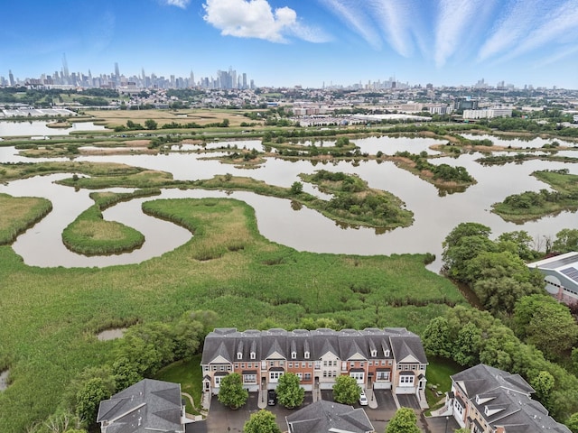 28 Creekside Ct Unit 28, Secaucus, NJ 07094 - aerial view of city skyline and a nearby body of water