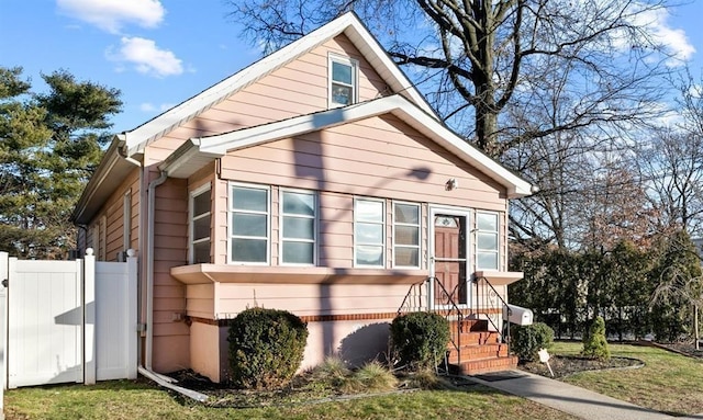 view of front of home