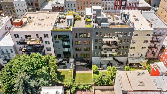 413 Monroe St Unit 200, Hoboken, NJ 07030 - aerial overview of property's location with property boundaries highlighted