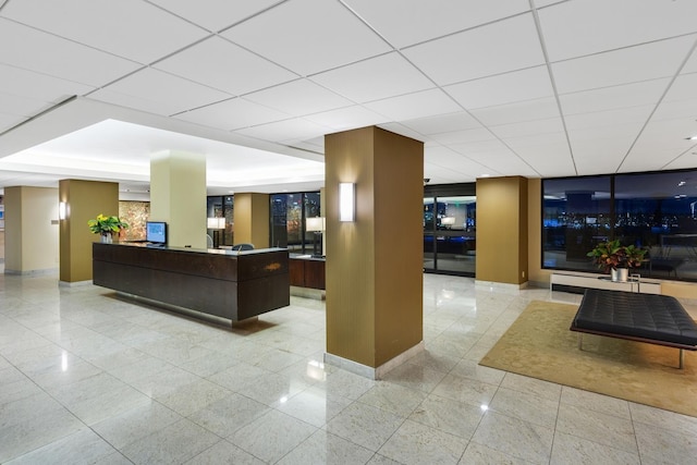 view of reception area