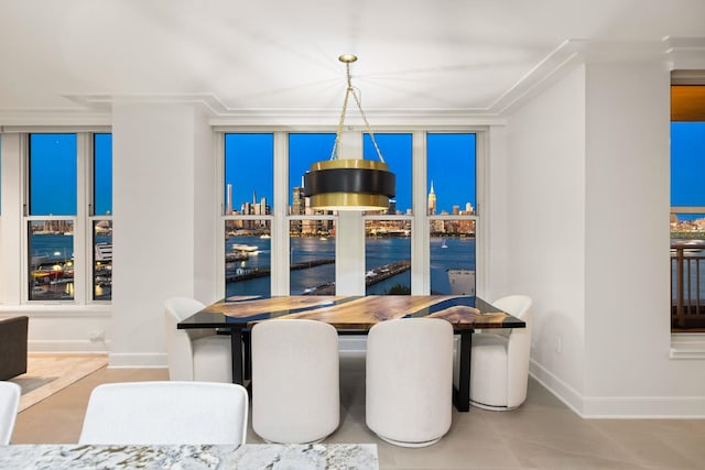 1125 Maxwell Ln Unit 654, Hoboken, NJ 07030 - dining space with baseboards