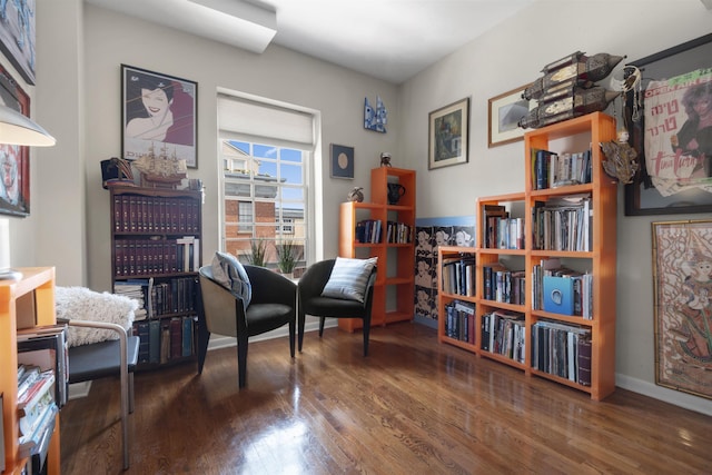 187 Wayne St Unit C405, Jersey City, NJ 07302 - living area featuring wood finished floors