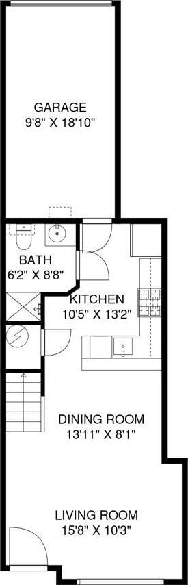 265 Custer Ave Unit 103, Jersey City, NJ 07305 - view of property floor plan