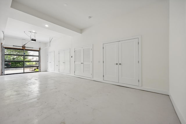 119 Van Horne St Unit 2, Jersey City, NJ 07304 - garage featuring baseboards