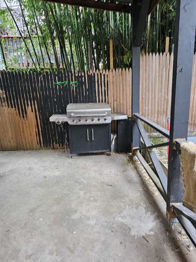 view of patio / terrace with grilling area