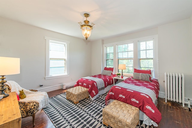 68 Osborne St, Glen Ridge, NJ 07028 - bedroom with radiator and hardwood / wood-style flooring
